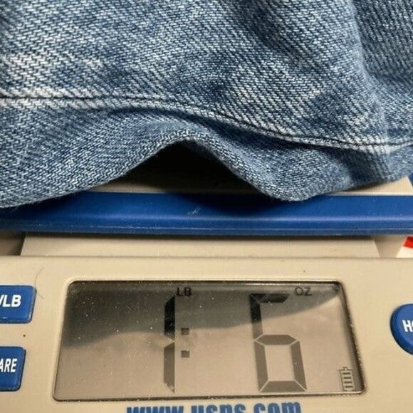 Madewell Button Fly Denim Super Wide Leg Baggy Jeans Women Size 28 Blue - Picture 10 of 10